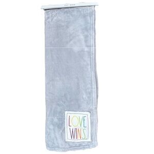 Rae Dunn - ‘Love Wins’ Throw. 50“ x 60“. NWT.